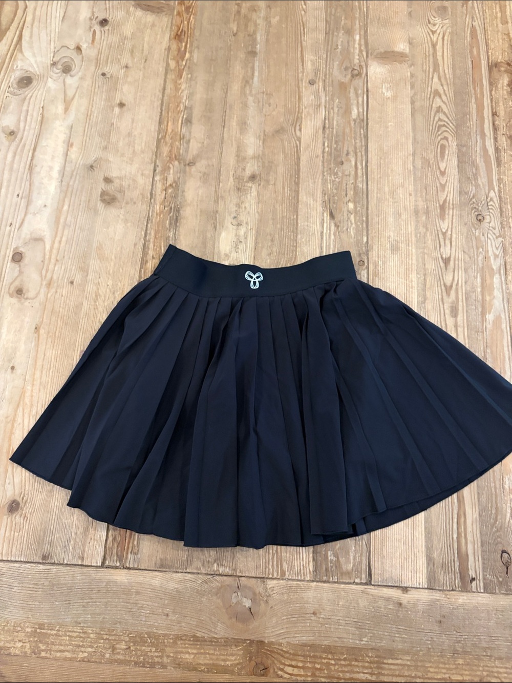 TNA Navy Pleated Skater Skirt - Picture 2 of 3